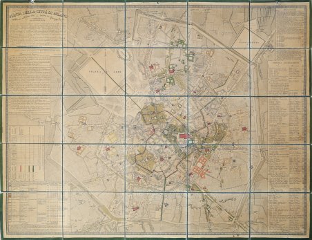 Pianta della Città di Milano