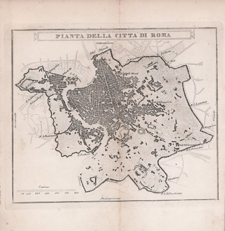 Pianta della Città di Roma