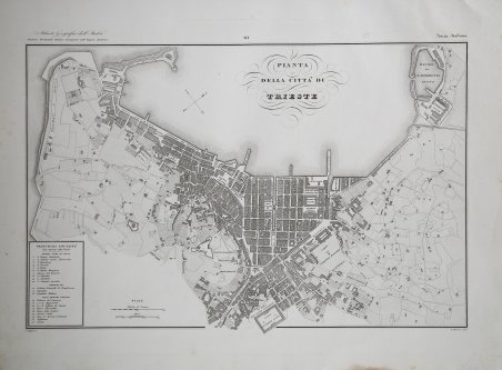 Pianta della Città di Trieste