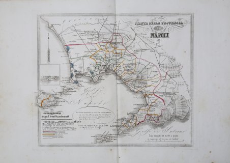 Pianta della Provincia di Napoli