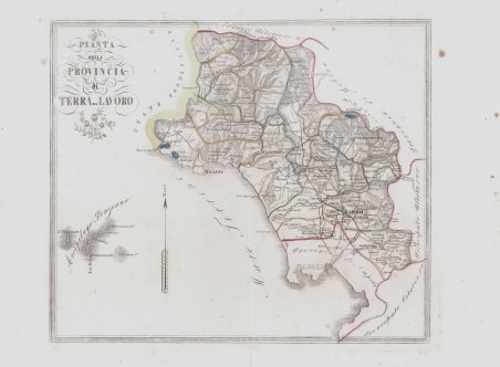 Pianta della Provincia di Terra di Lavoro | Immagine principale