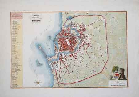 Pianta di Livorno