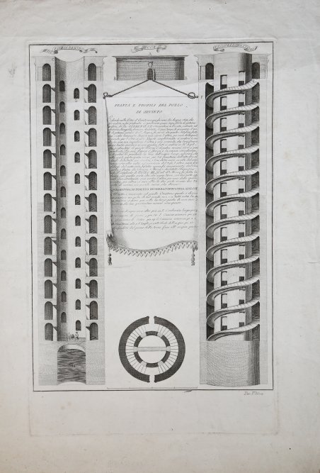 Pianta e Profili del Pozzo di Orvieto