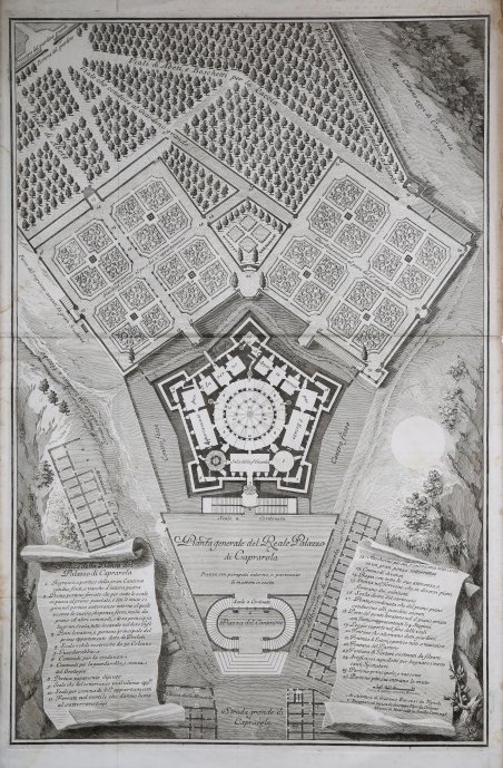 Pianta Generale del Reale Palazzo di Caprarola
