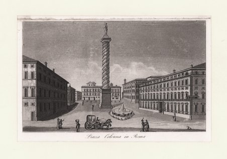 Piazza Colonna in Roma