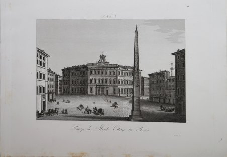 Piazza di Monte Citorio in Roma