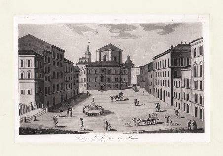 Piazza di Spagna in Roma