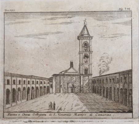 Piazza e Chiesa Collegiata di S. Venanzio Martire di Camerino