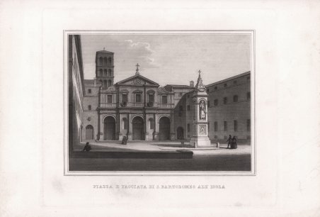 Piazza e Facciata di S. Bartolomeo all'Isola