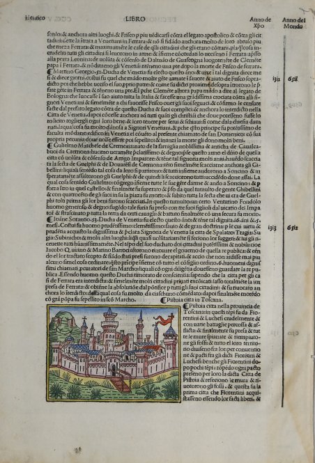 Pistoia citta in Toscana