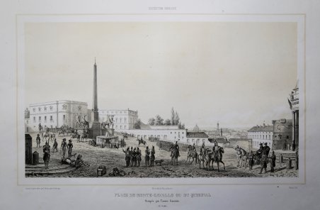 Place de Monte-cavallo ou du Quirinal Occupée par l'armée francaise