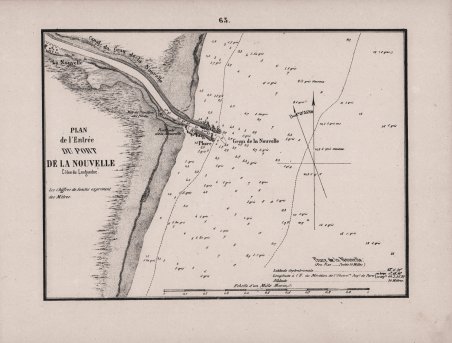 Plan de l'Entrée du port de la Nouvelle