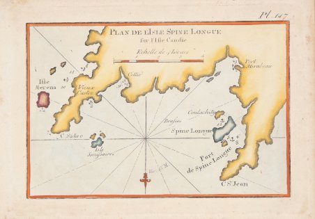 Plan de l'Isle Spine Longue sur l'Isle Candie