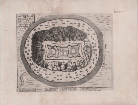 Plan de la Forteresse de Mongats