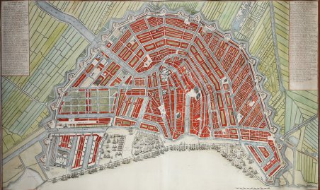 Plan de la grande & fameuse ville marchande d'Amsterdam Plan …