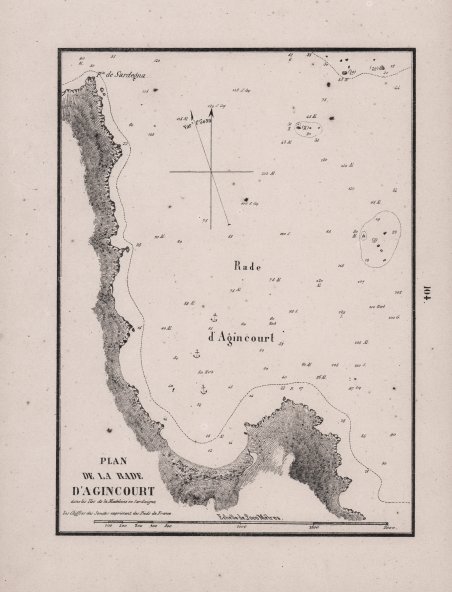Plan de la Rade d'Agincourt dans les Iles de la …