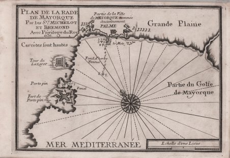 Plan de la Rade de Mayorque