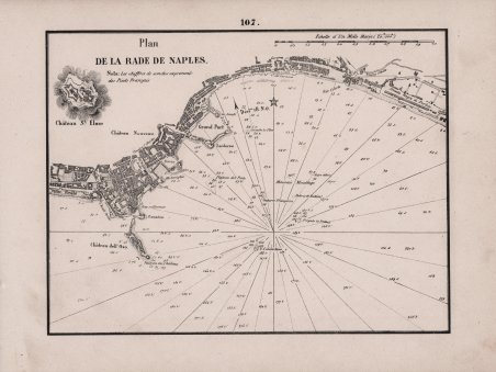 Plan de la Rade de Naples