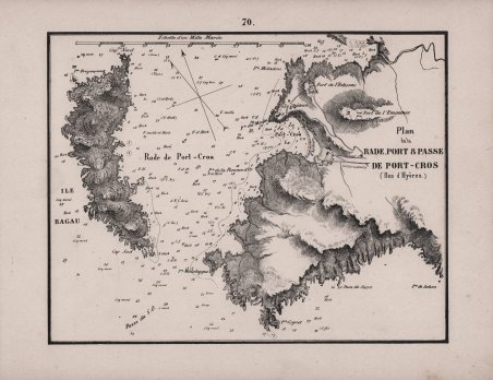 Plan de la Rade, Port & Passe de Port-Cros