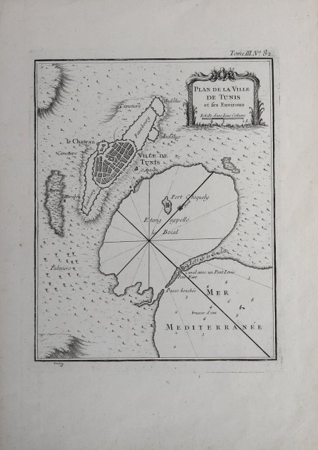 Plan de la Ville de Tunis et ses Environs
