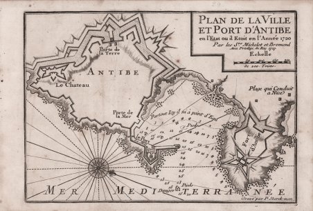 Plan de la Ville et d' Antibe en l'Etat ou …