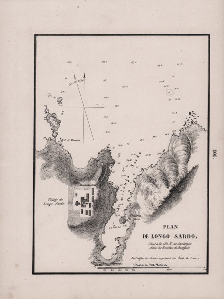 Plan de Longo Sardo, Situè à la Còte N. de …