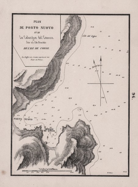 Plan De Porto Nuovo et de la Calangue del Gionco. …