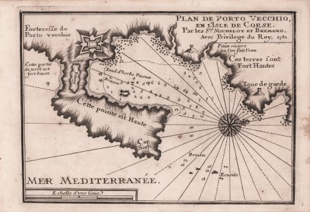 Plan de Porto Vecchio en l'Isle de Corse