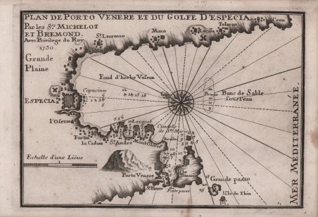 Plan de Porto Venere et du Golfe d'Especia.