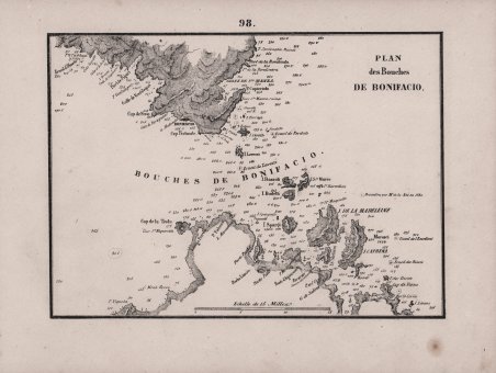 Plan des Bouches De Bonifacio
