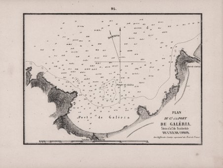 Plan Du G.fe et du Port de Galèria, Situès à …