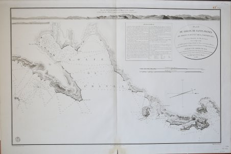 Plan du Golfe de Santa Manza de Porto Nuovo et …