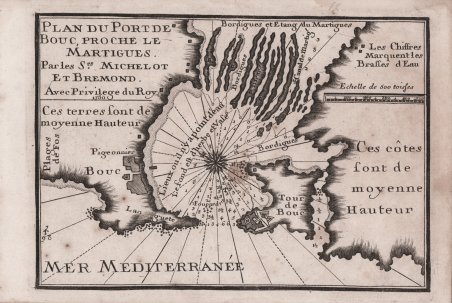 Plan du Port de Bouc, proche Le Martigues