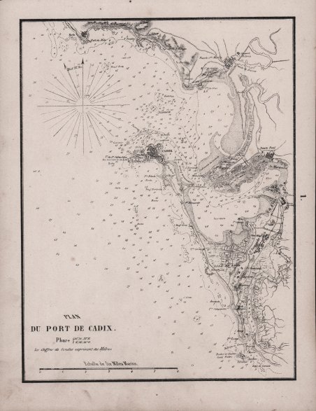 Plan du Port de Cadix