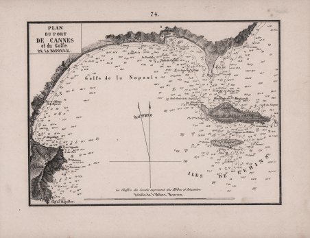 Plan du Port de Cannes et du Golfe de la …