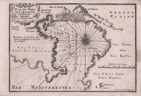 Plan du Port de Cartagene