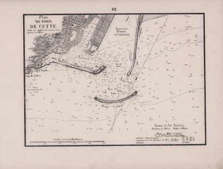 Plan du Port de Cette