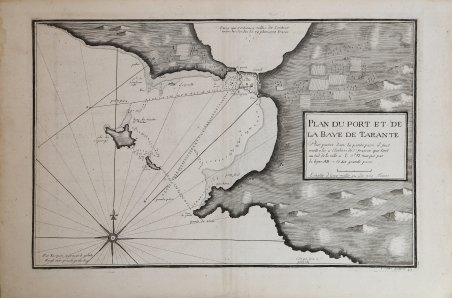 Plan du Port et de la Baye de Tarante