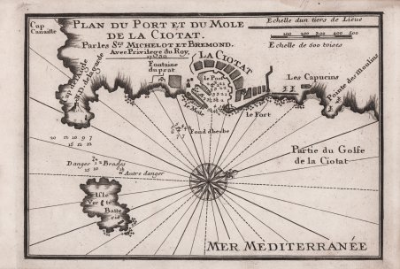 Plan du Port et du Mole de la Ciotat