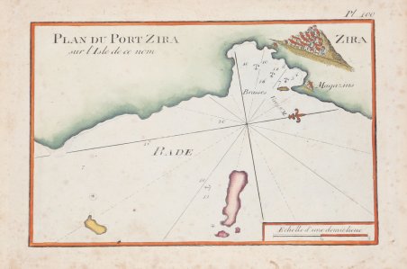 Plan du Port Zira sur l'Isle de ce nom