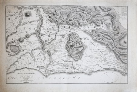 Plan Topographique de la Campagne de Rome