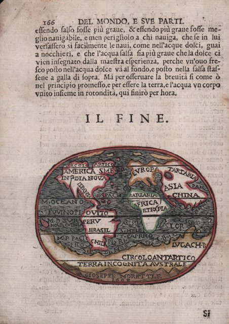 Planisfero a proiezione ovale