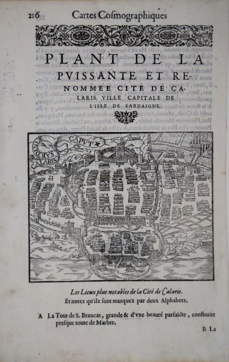 Plant de la puissante et renommee cite de Calaris ville …