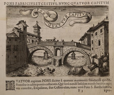 Pons Fabricius et Cestius, nunc Quatuor Capitum
