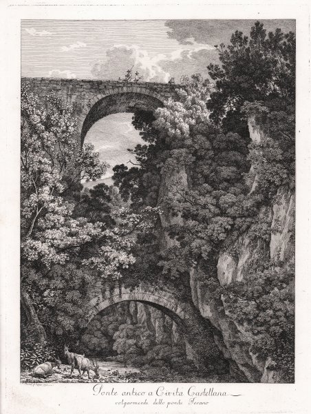 Ponte Antico a Civita Castellana - volgarmente detto ponte Terano