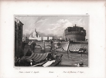 Ponte e Castel S. Angelo. Roma. Pont et Chateau St. …