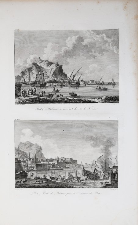 Port de Palerme en arrivant du coté de Termini – …