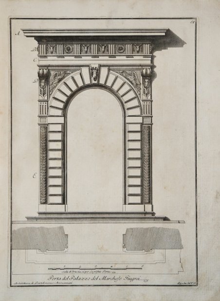 Porta del Palazzo del Marchese Giugni