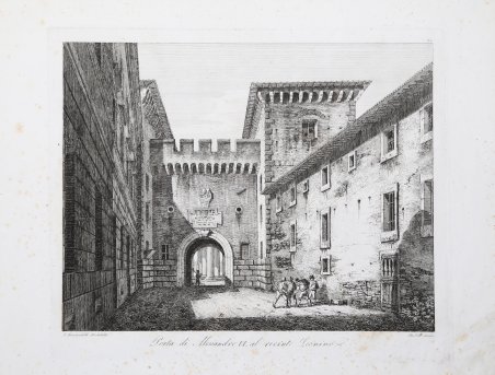 Porta di Alessandro Vi al recinto Leonino