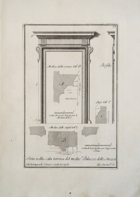 Porta nella sala terrena del medesimo Palazzo dello Strozzi